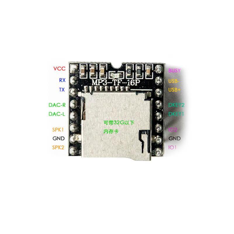 MP3-TF-16P提供串口的MP3？